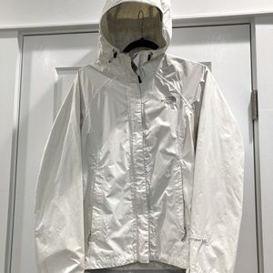 North Face Small White Raincoat/Windbreaker
